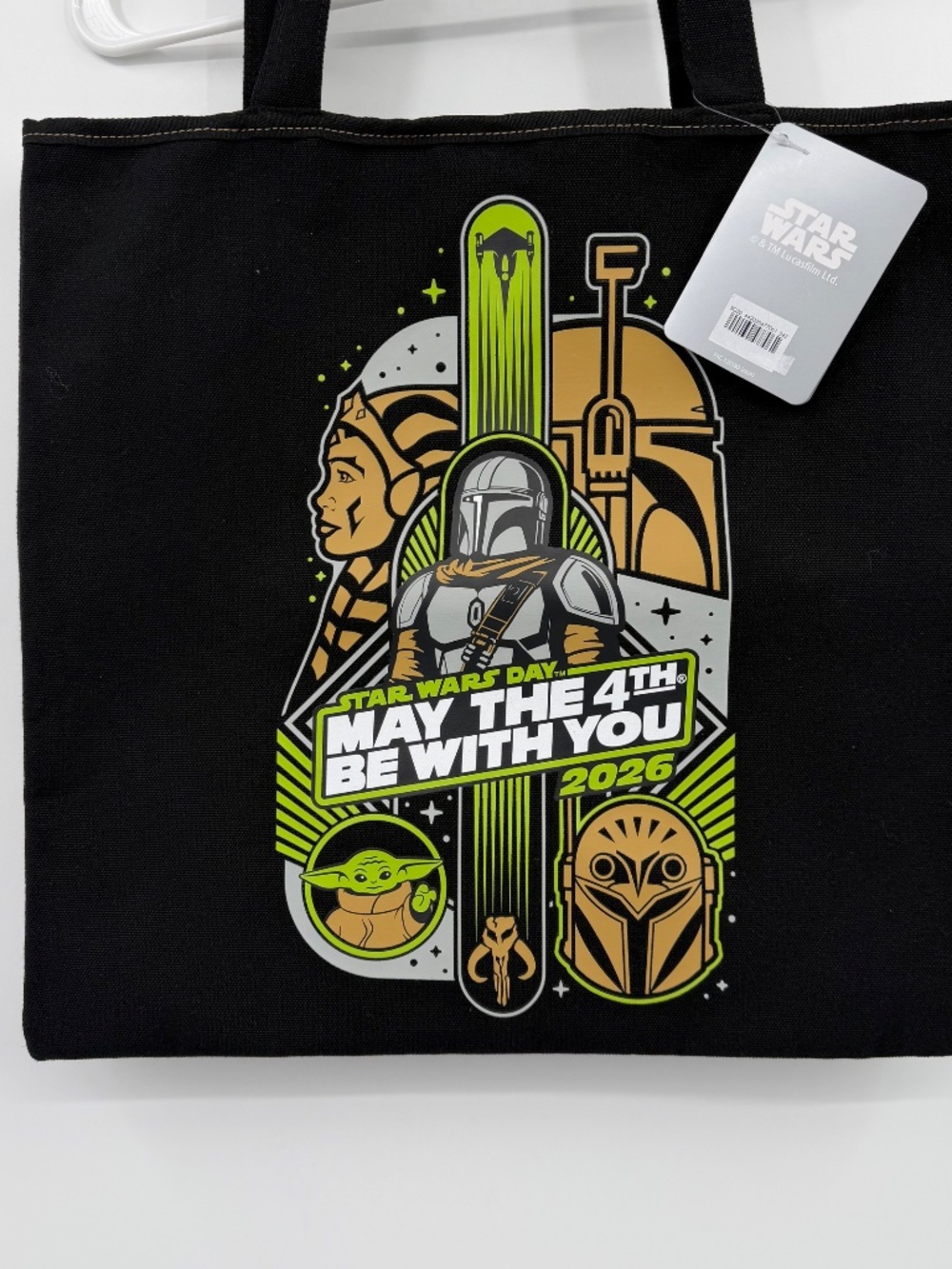 Disney Parks Star Wars Day 2026 May the 4th Be With You Tote Bag New with Tag